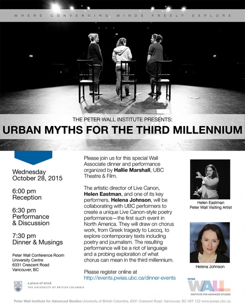 Poster: Urban Myths for the Third Millennium