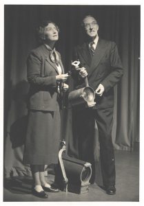 L-R: Dorothy Somerset and Frederic Wood